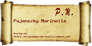Pajenszky Marinella névjegykártya